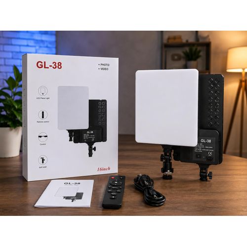 Gl-38 Led Panel Light – Éclairage Photo & Vidéo Haute Luminosité