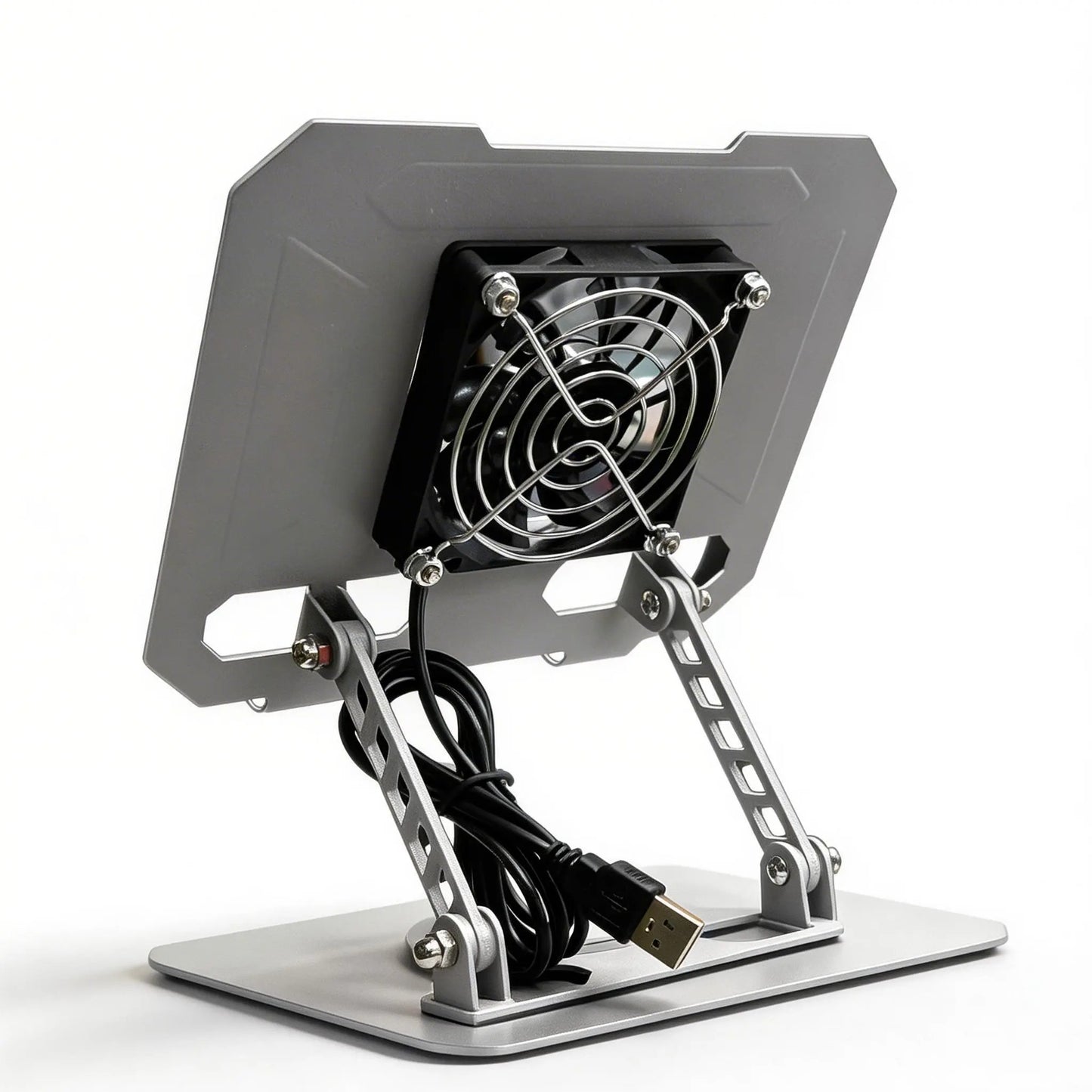 💻 Support Laptop Métal 360° Moteur refroidi 🔄 ➕ Support Téléphone Offert 📱🎁