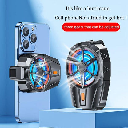 Cooler Gaming pour Téléphone Portable – Refroidissement Turbo Sans Fil MULTICOLOR