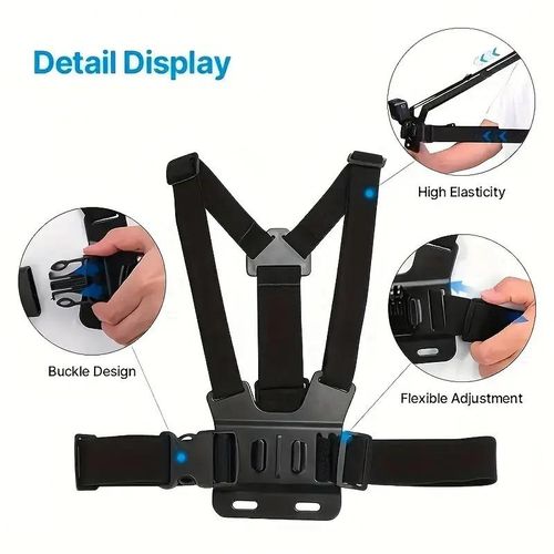 Support de Poitrine Universel pour Smartphone – Réglable pour Vidéo, Sport et Vlog