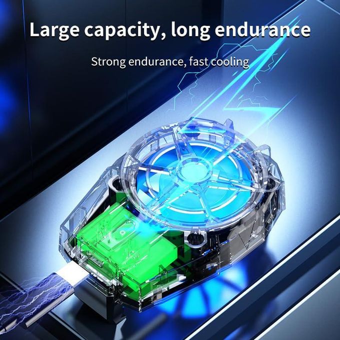 Cooler Gaming pour Téléphone Portable – Refroidissement Turbo Sans Fil MULTICOLOR