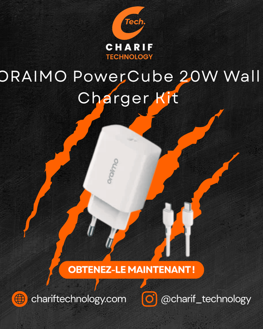 oraimo PowerCube 20 20W Wall Charger Kit
