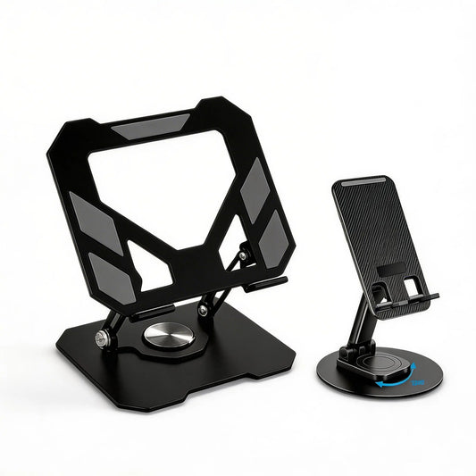 💻 Support Laptop Métal 360° 🔄 ➕ Support Téléphone Offert 📱🎁