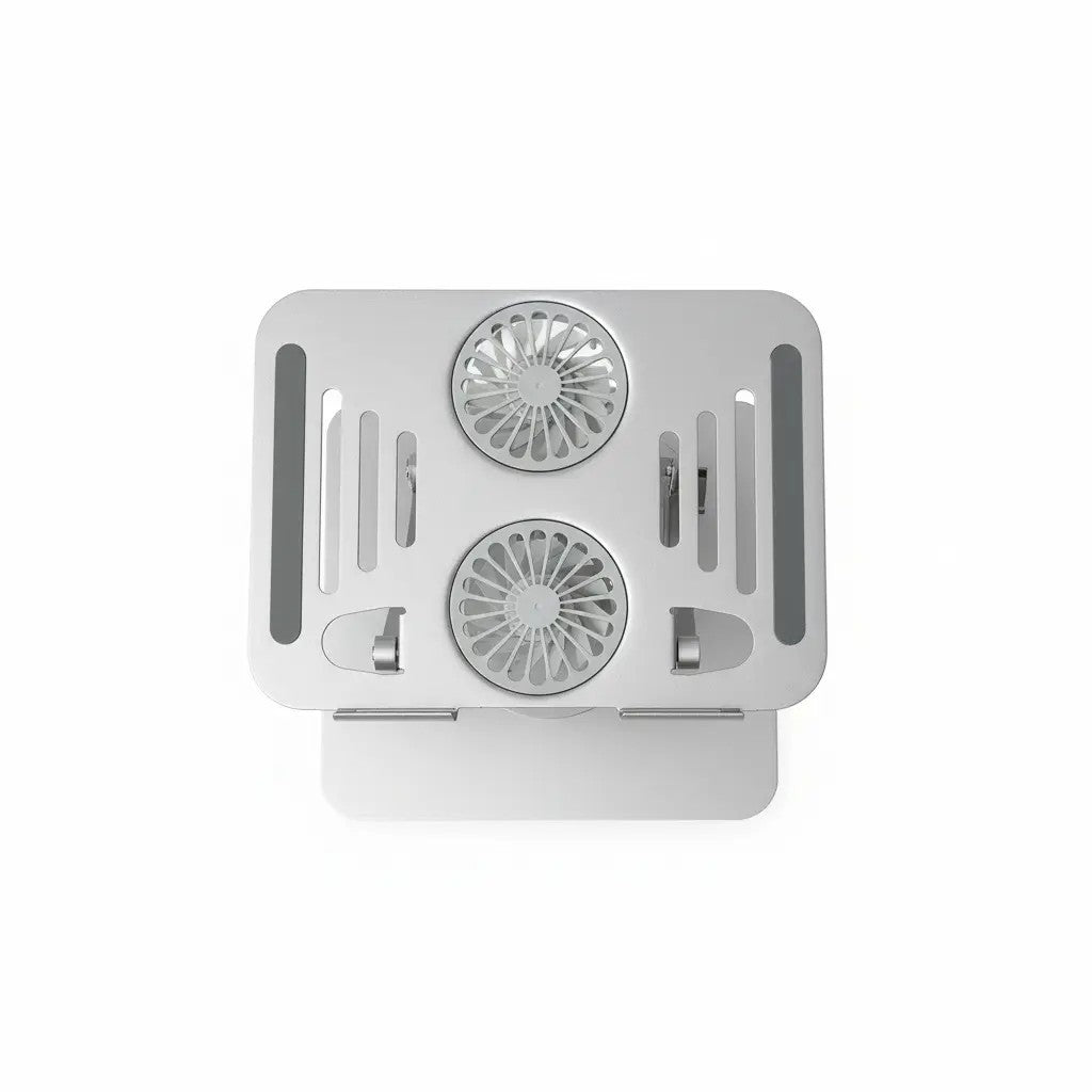 💻 Support Laptop Métal 360° Double Moteur refroidi 🔄