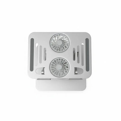 💻 Support Laptop Métal 360° Double Moteur refroidi 🔄