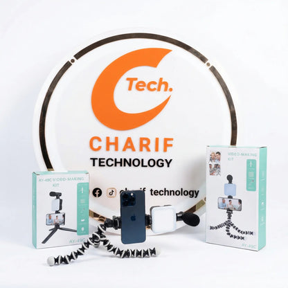 📱 باك التصوير الاحترافي 3 في 1 - حول هاتفك لستوديو متنقل