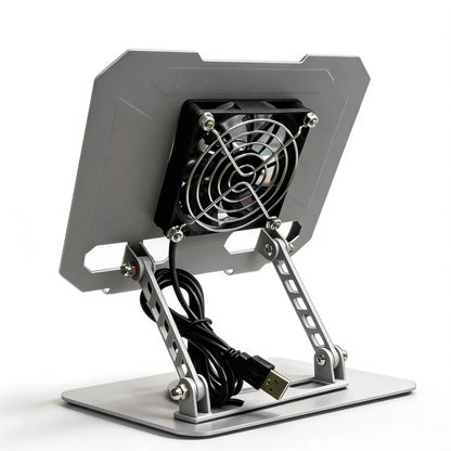 💻 Support Laptop Métal 360° Moteur refroidi 🔄 ➕ Support Téléphone Offert 📱🎁